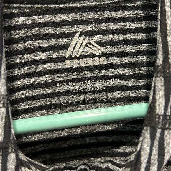 RBX Black and Gray Zip Up Jacket Pockets Activewear size Small - Picture 2 of 4